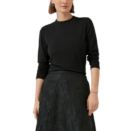 S. Oliver Black Label T-shirt maniche lunghe collo alto  