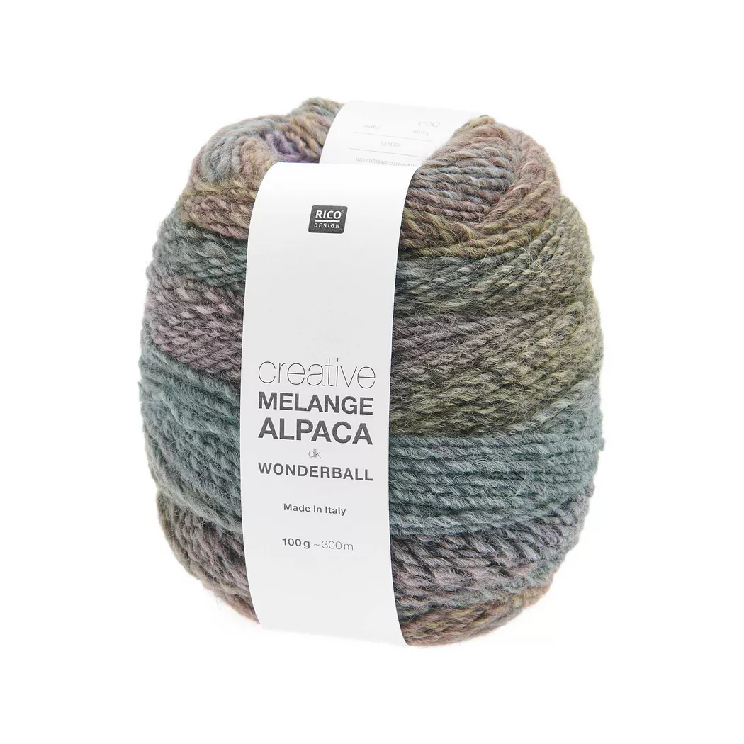 Rico Design Creative Melange Alpaca dk Wonderball Pastels