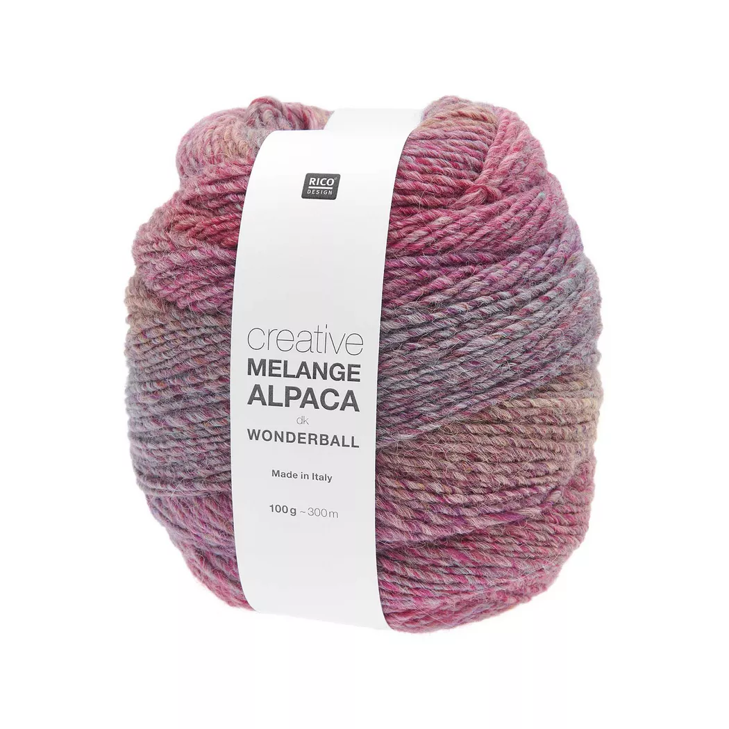 Rico Design Creative Melange Alpaca dk Wonderball Berries