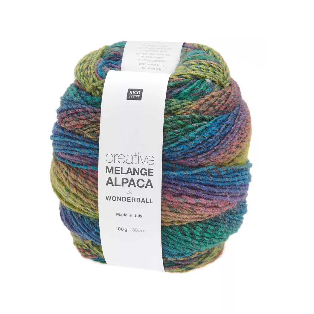 Rico Design Creative Melange Alpaca dk Wonderball Aqua
