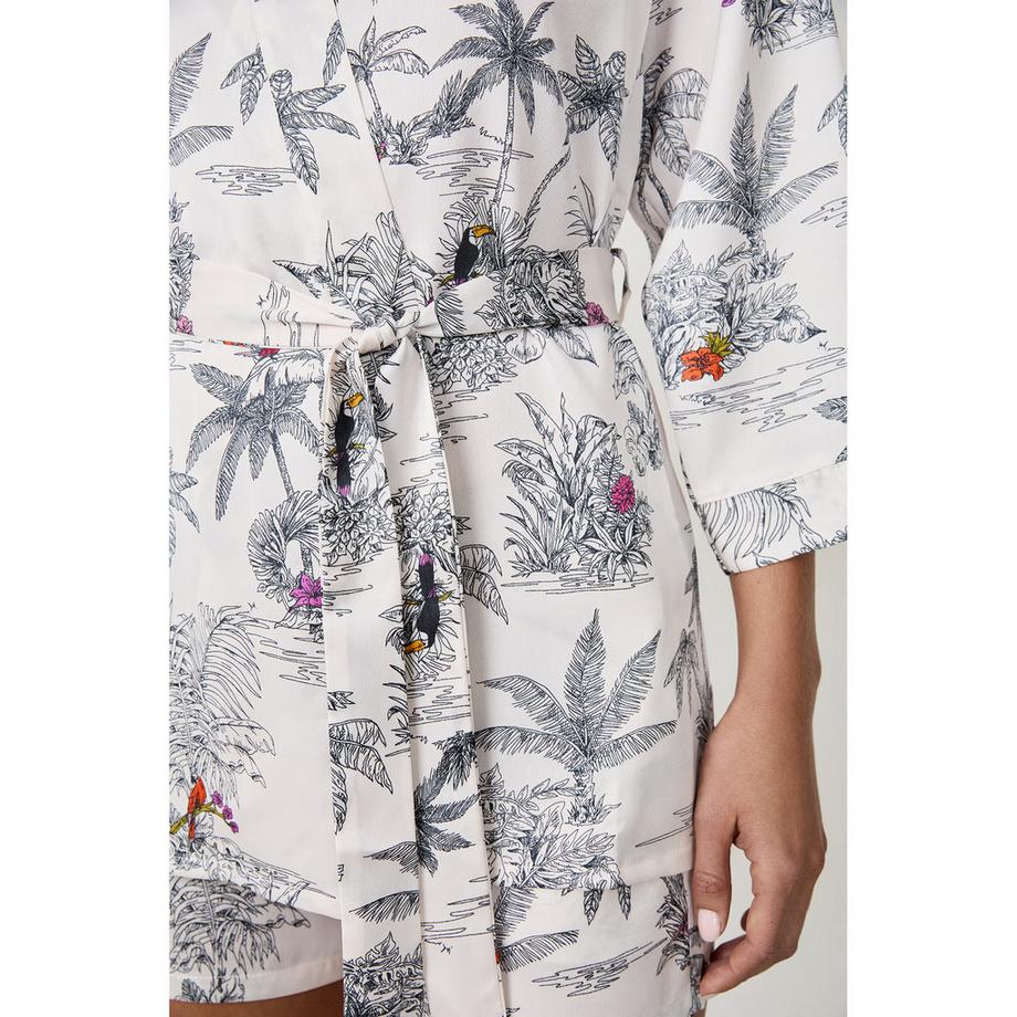 Etam Bedruckter Morgenmantel  