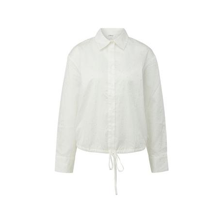 S. Oliver Red Label Bluse mit Kordelzugsaum  