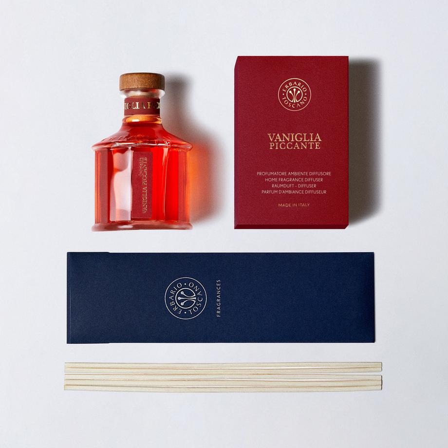 Erbario Toscana Diffuseur d'arômes Vaniglia Piccante 