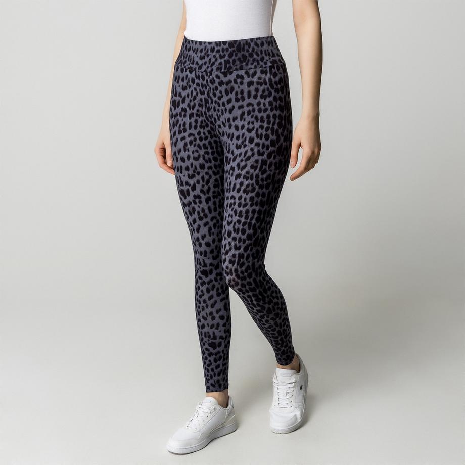 Manor Woman Leopard Print High Waisted Leggings  