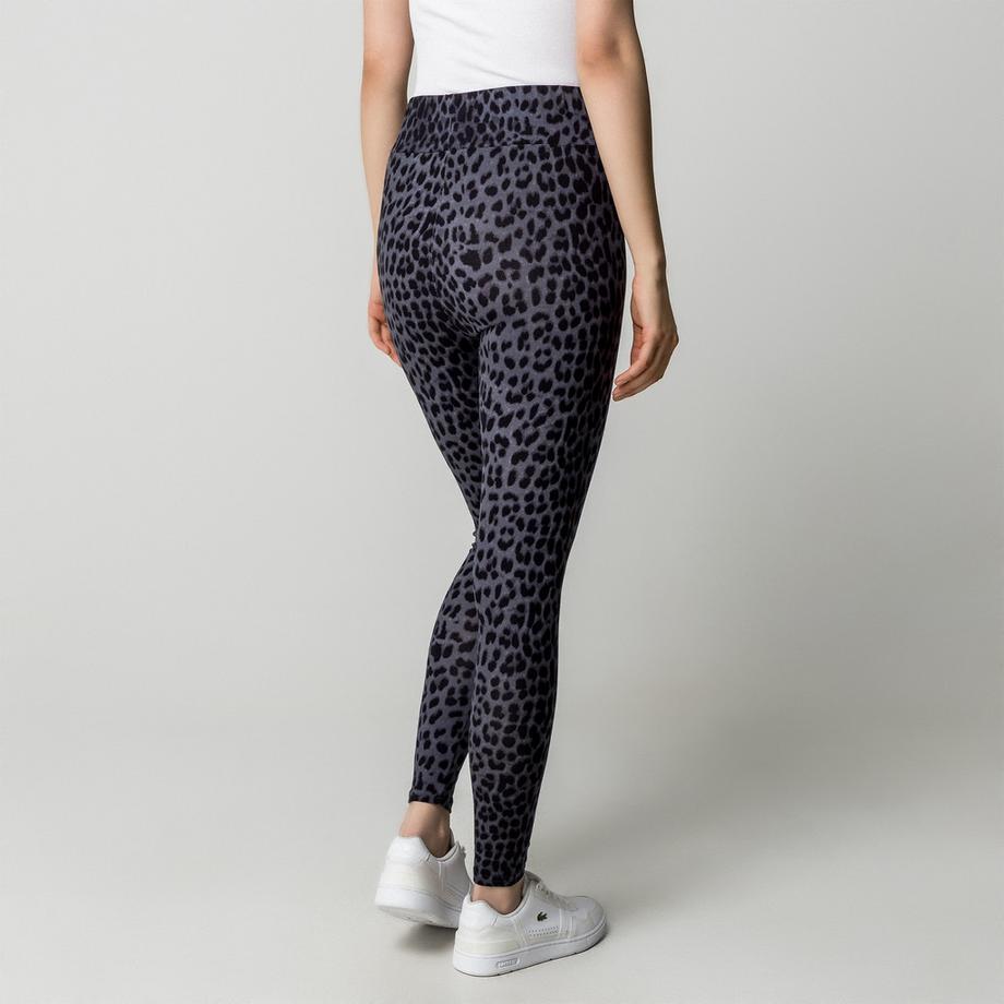 Manor Woman Leopard Print High Waisted Leggings  