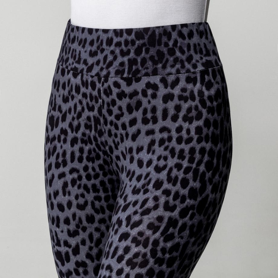 Manor Woman Leopard Print High Waisted Leggings  