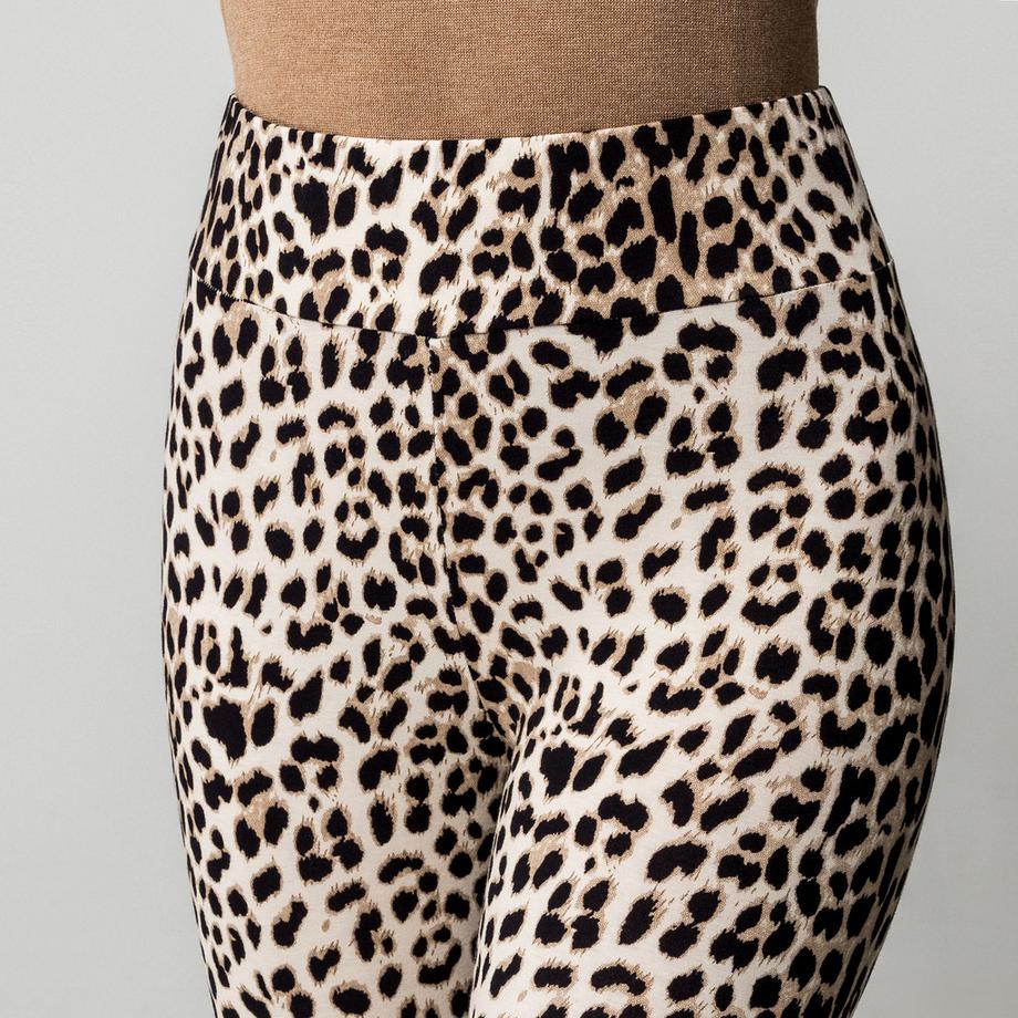 Manor Woman Leopard Print High Waisted Leggings  