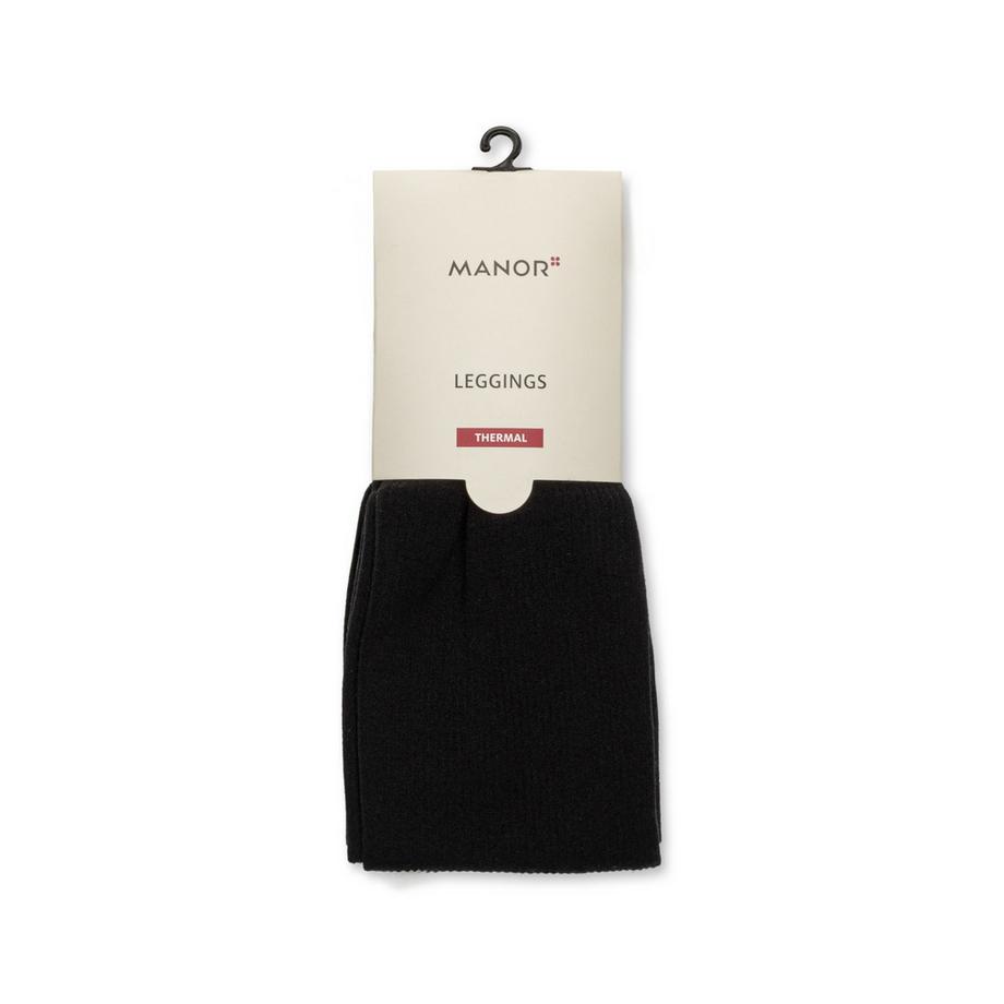Manor Woman Gerippte Thermo Leggings  