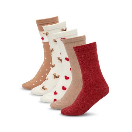 Manor Woman Christmas Multipack Reindeer 5P Socken  