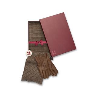 Manor Man Geschenk Set Schal und Handschuhe  