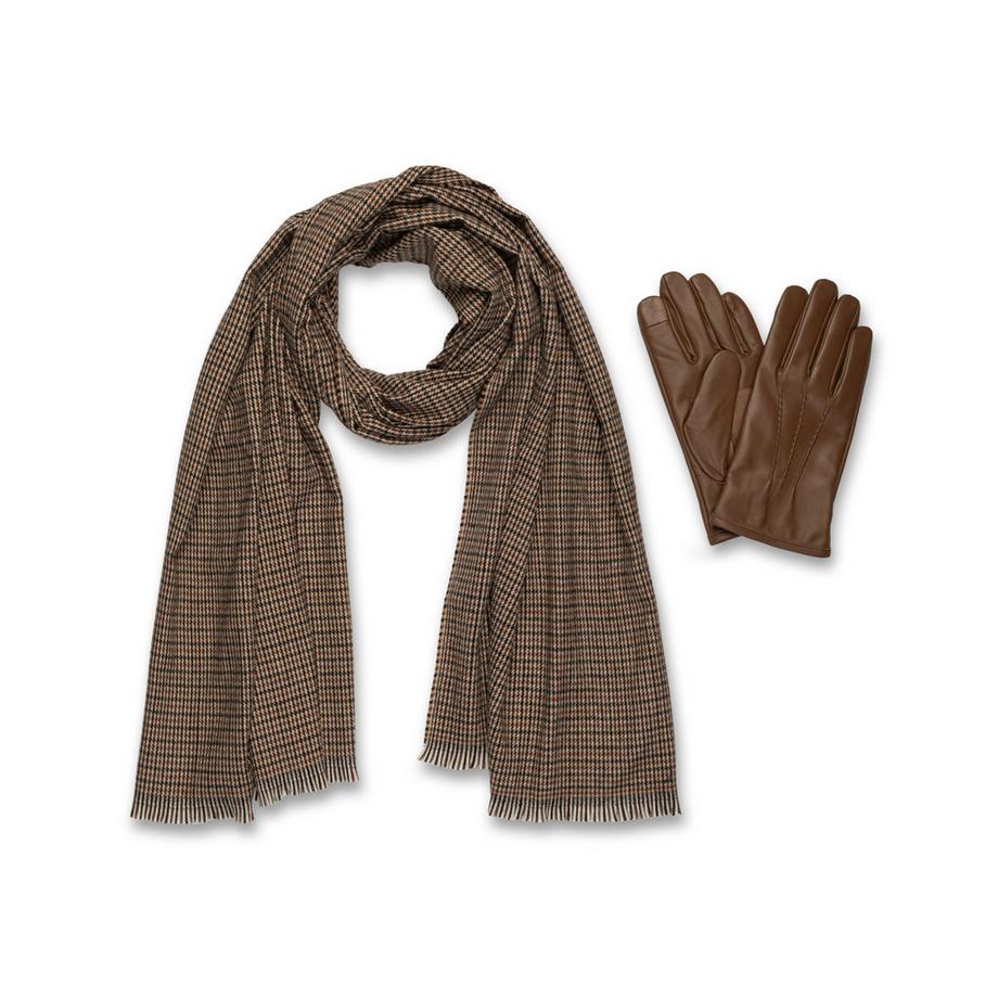 Manor Man Set Regalo Sciarpa Guanti  