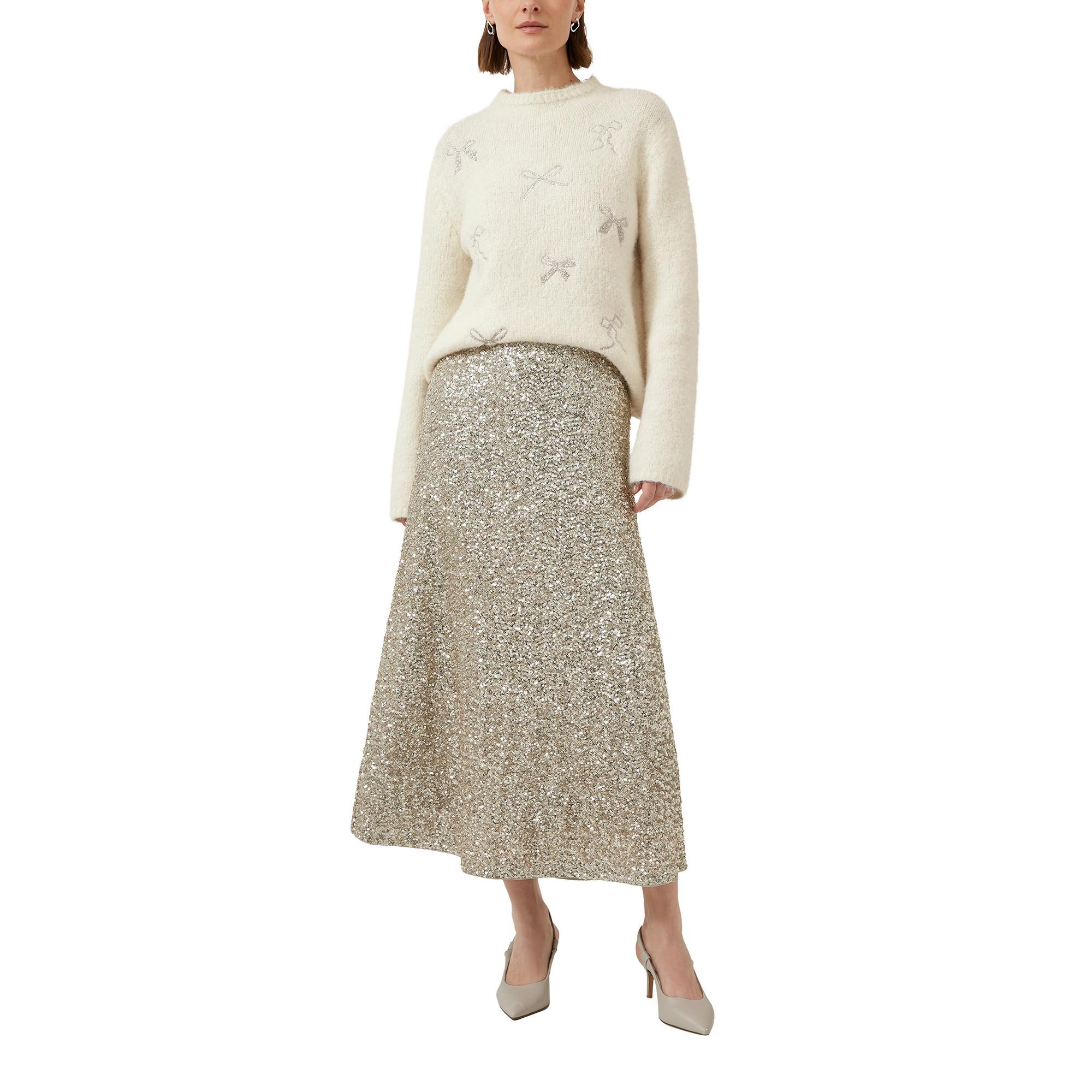 S. Oliver Black Label Pull en maille avec broderie nœud  