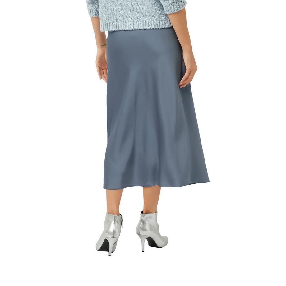 S. Oliver Black Label Satin Flared Midi Rock  