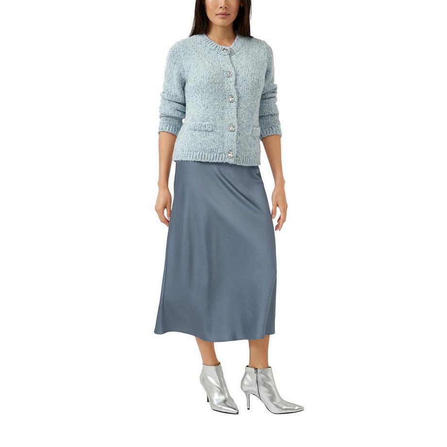 S. Oliver Black Label Satin Flared Midi Rock  