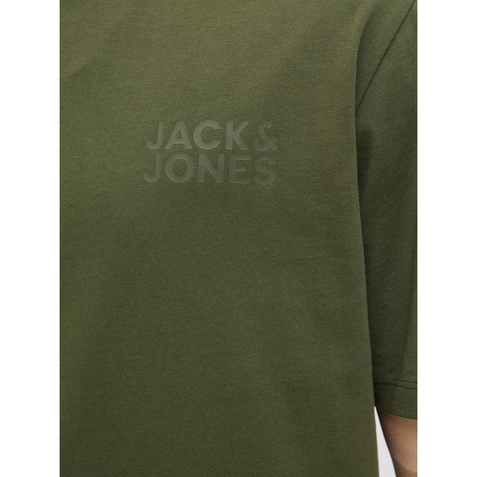 JACK & JONES Logo Tee Kurzarm Rundhals  