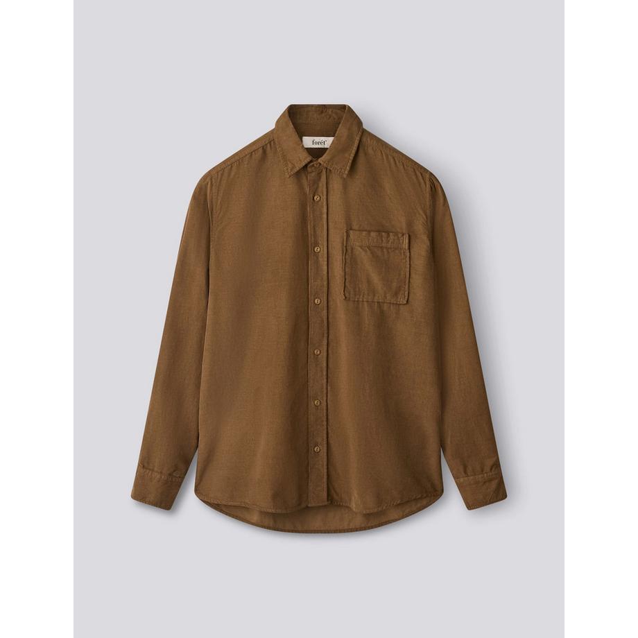 Forét RIVER CORDUROY SHIRT avec poche poitrine  