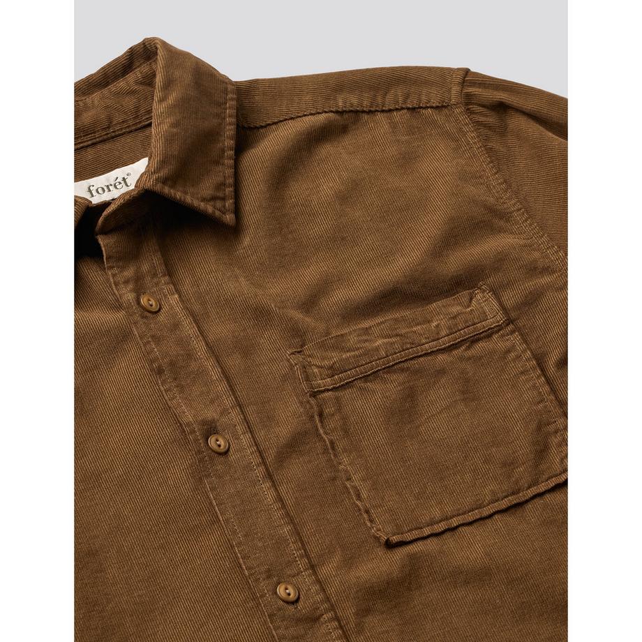 Forét RIVER CORDUROY SHIRT avec poche poitrine  