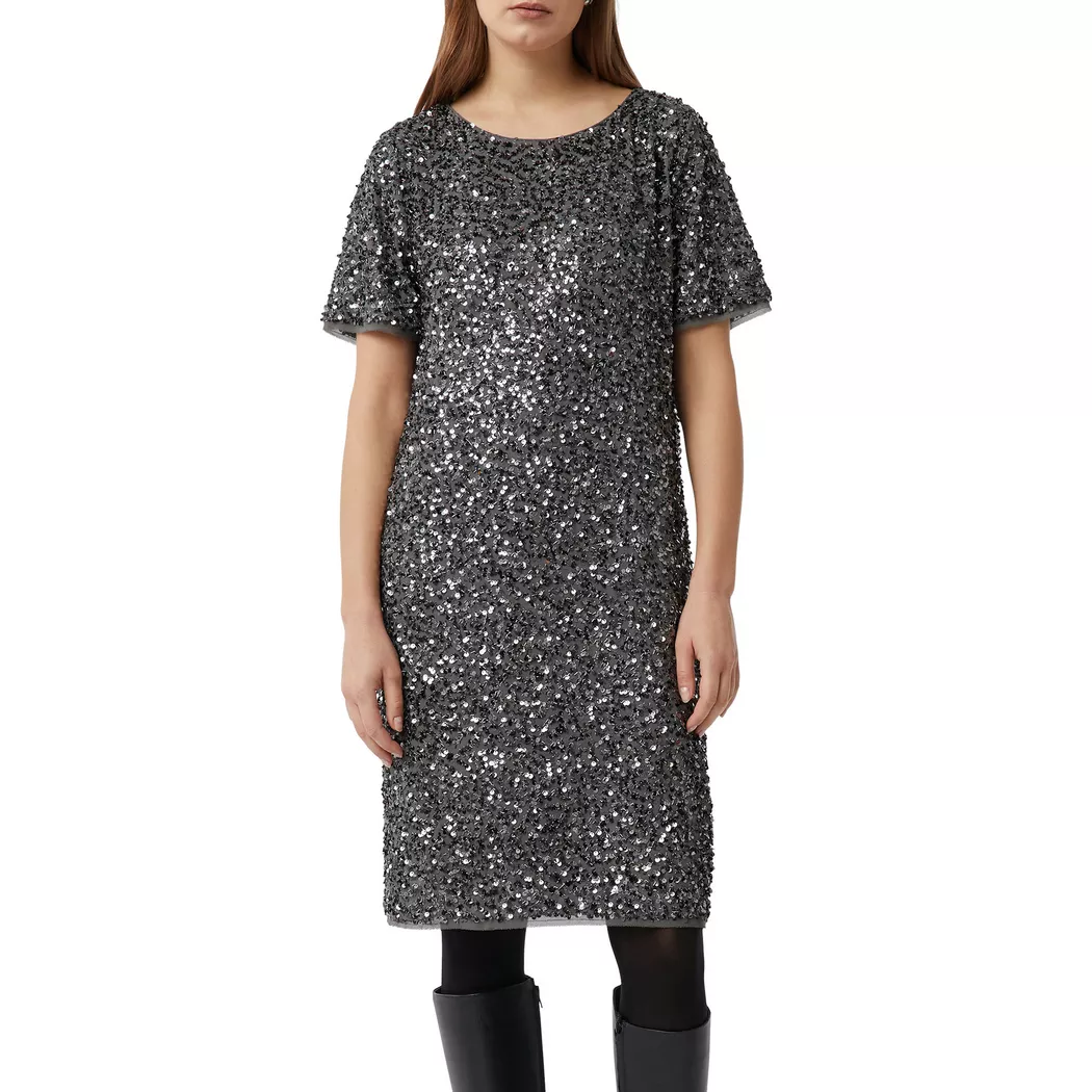 Comma - Kleid, für Damen, Zweifarbig Größe 40