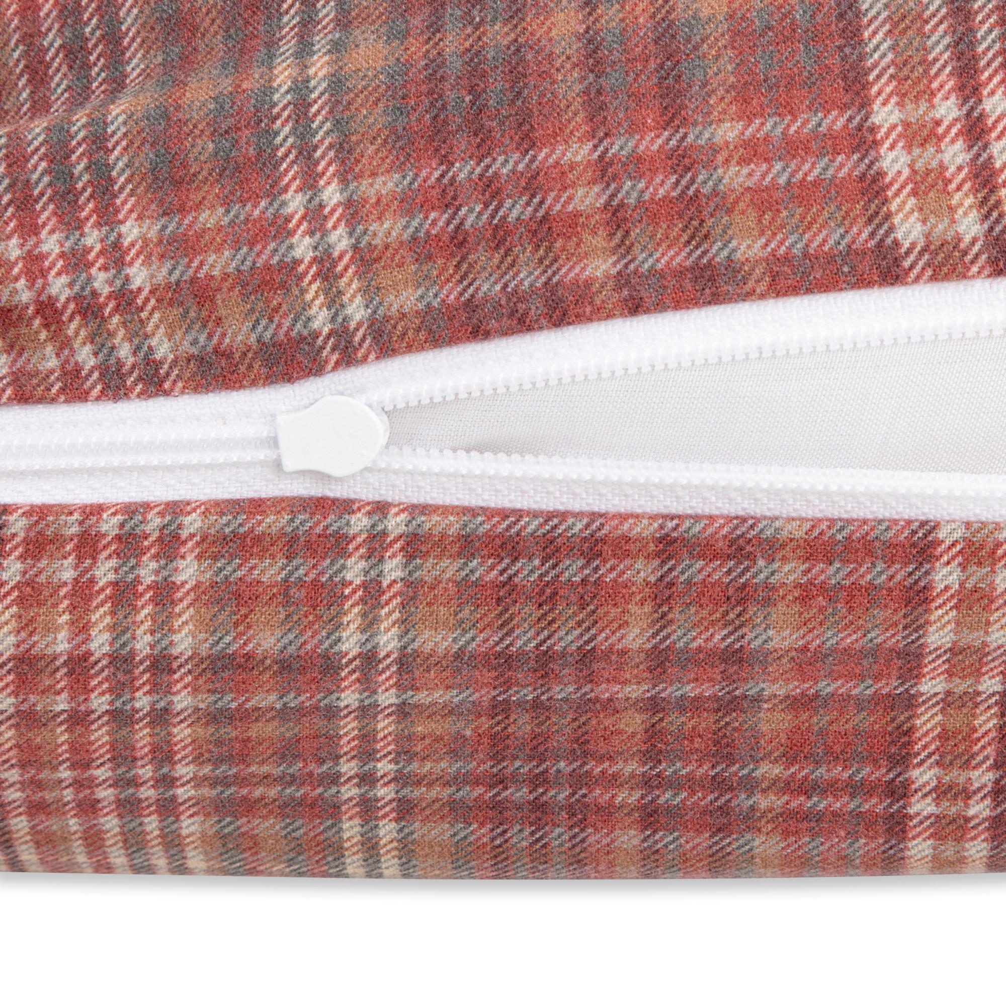 FAZZINI Caro Karierter Kissenbezug  