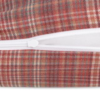 FAZZINI Caro Karierter Kissenbezug  