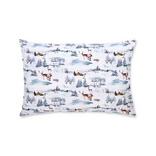 FAZZINI Cervo Federa in flanella stampata  