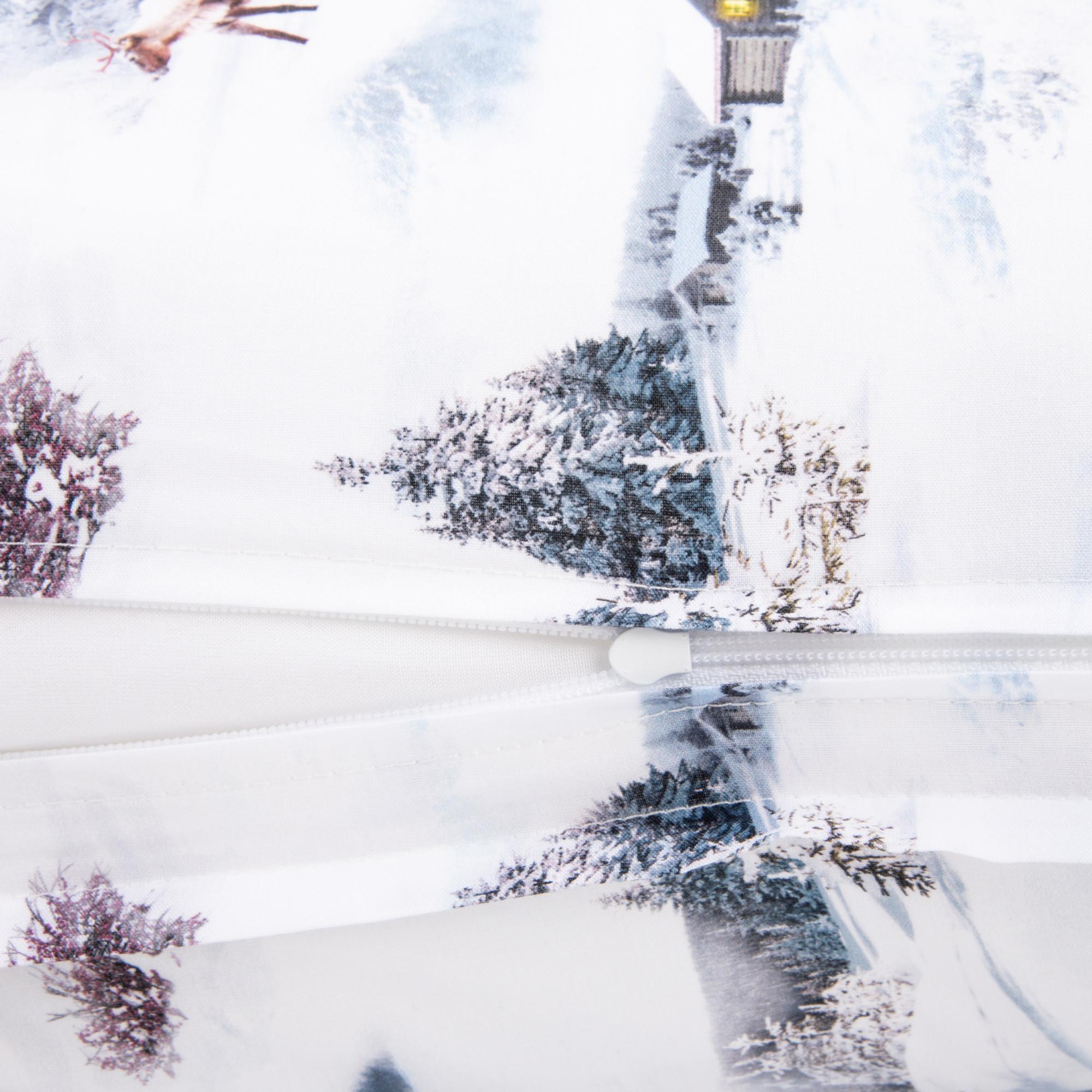 FAZZINI Cervo Federa in flanella stampata  