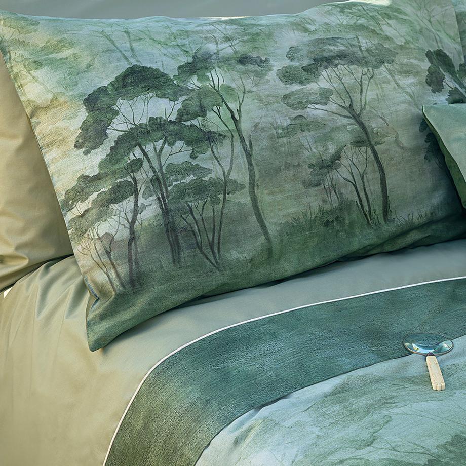 FAZZINI Nemora Kissenbezug mit Waldprint  