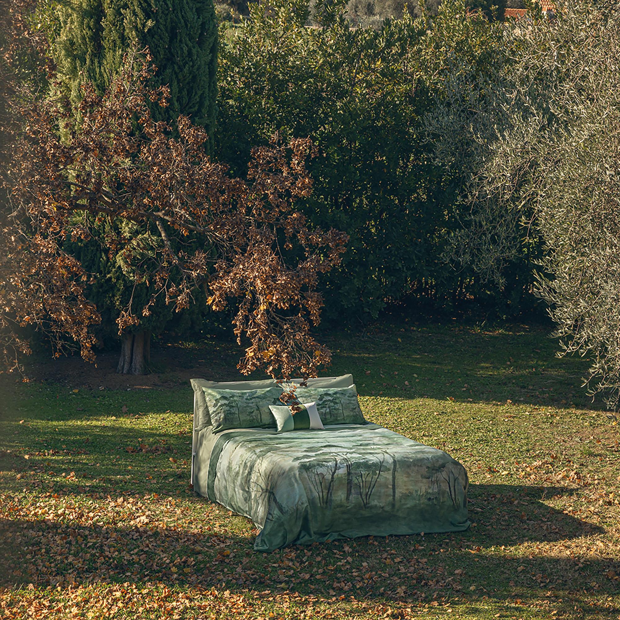 FAZZINI Nemora Taie d'oreiller Imprimé Forêt  