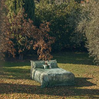 FAZZINI Nemora Taie d'oreiller Imprimé Forêt  