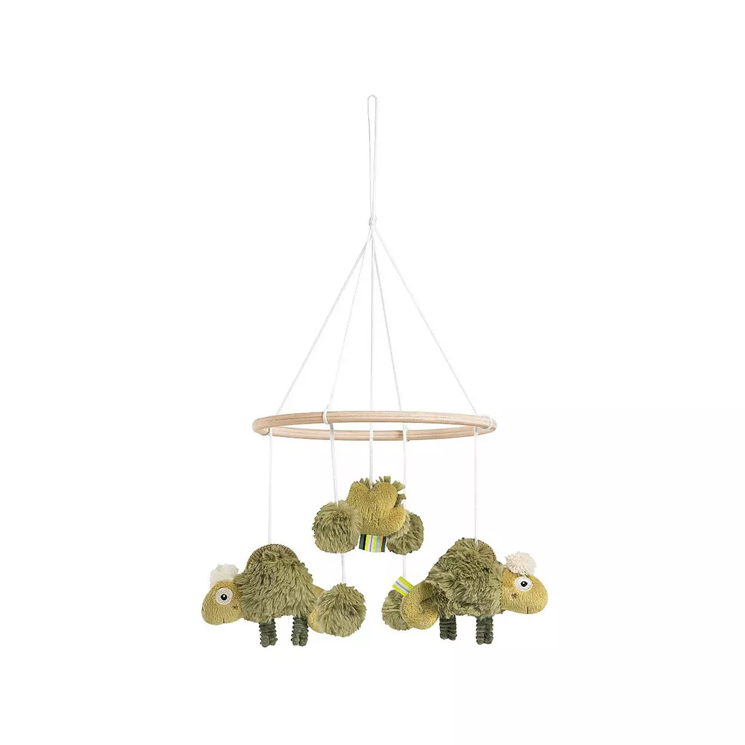 Fehn Mobile "Lazy, Crazy & Pink, Holz-Mobile Chamäleon"