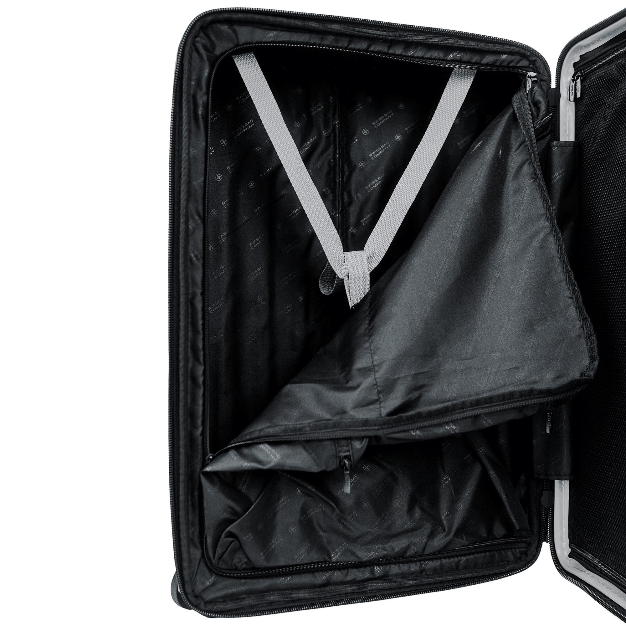 SWISS BAG COMPANY 66cm, Valigia rigida Cosmos Deluxe Sparkle 