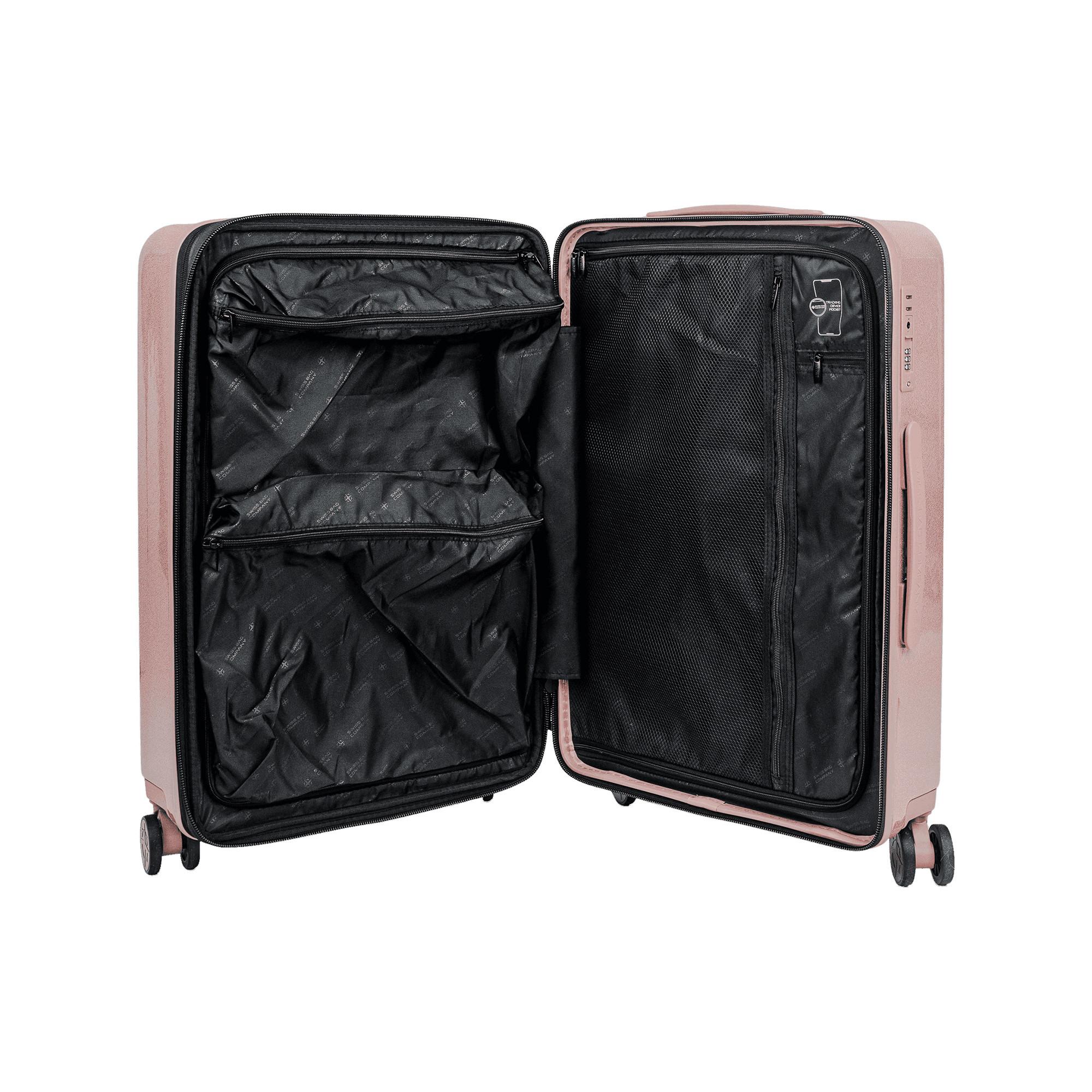SWISS BAG COMPANY 66cm, Hartschalenkoffer Cosmos Deluxe Sparkle 