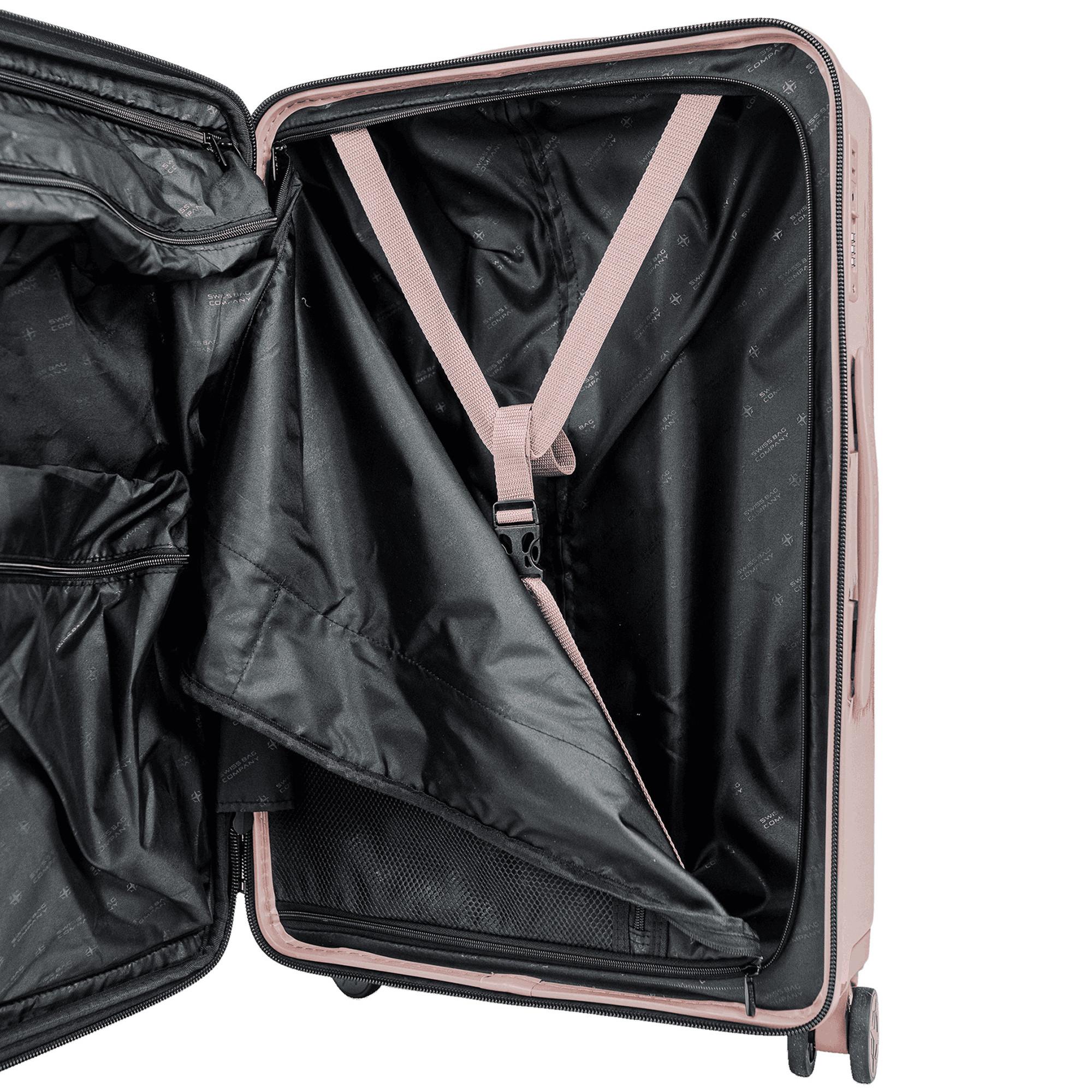 SWISS BAG COMPANY 66cm, Hartschalenkoffer Cosmos Deluxe Sparkle 