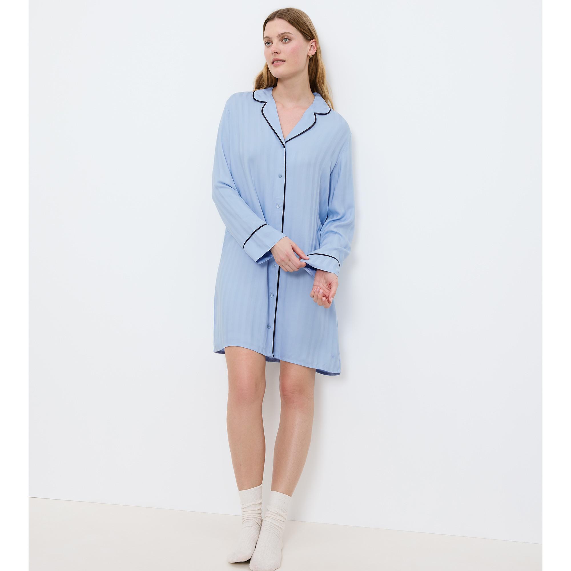 Triumph Amourette Jacquard Chemise de nuit, manches longues 