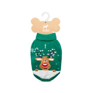 Manor Woman Hunde Rentier Weihnachtspullover  