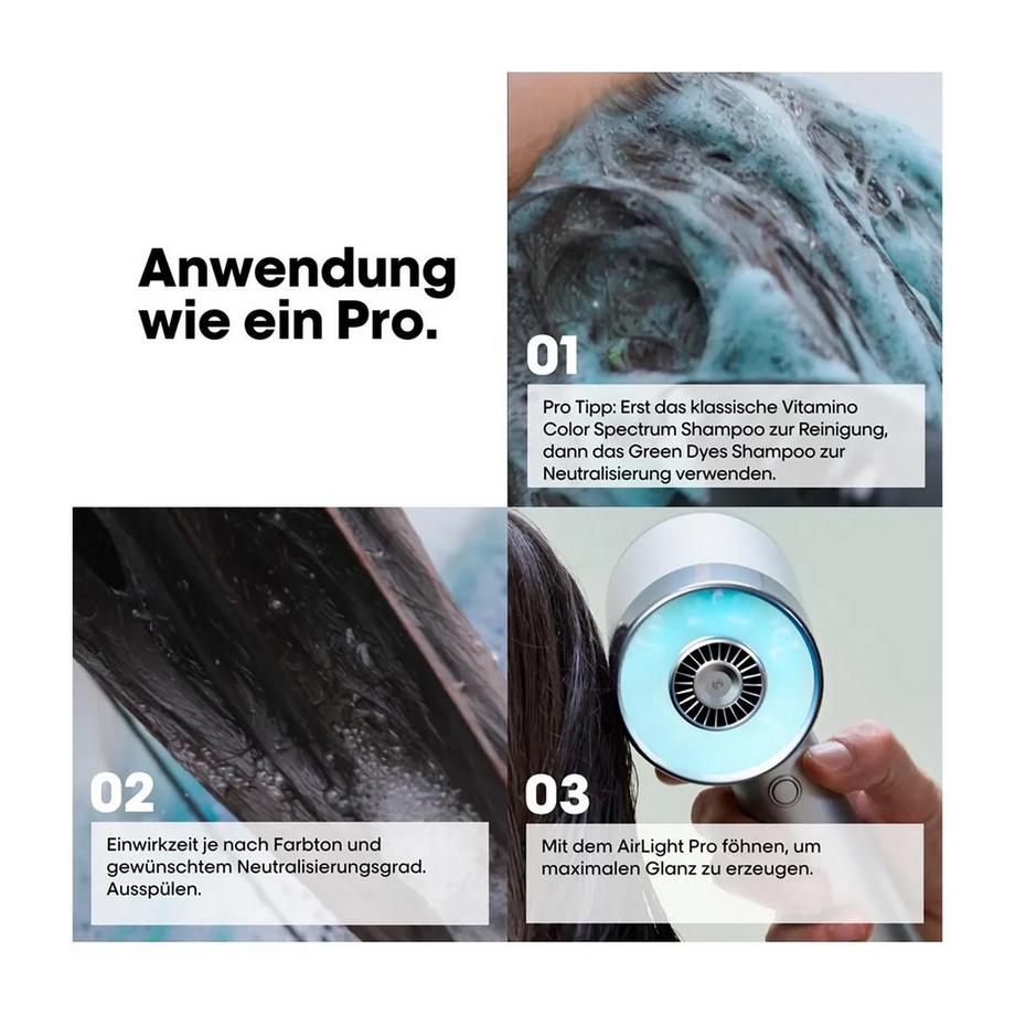 L'Oréal Professionnel  Vitamino Spectrum Green Dyes Neutralizing Shampoo - Brown Hair  