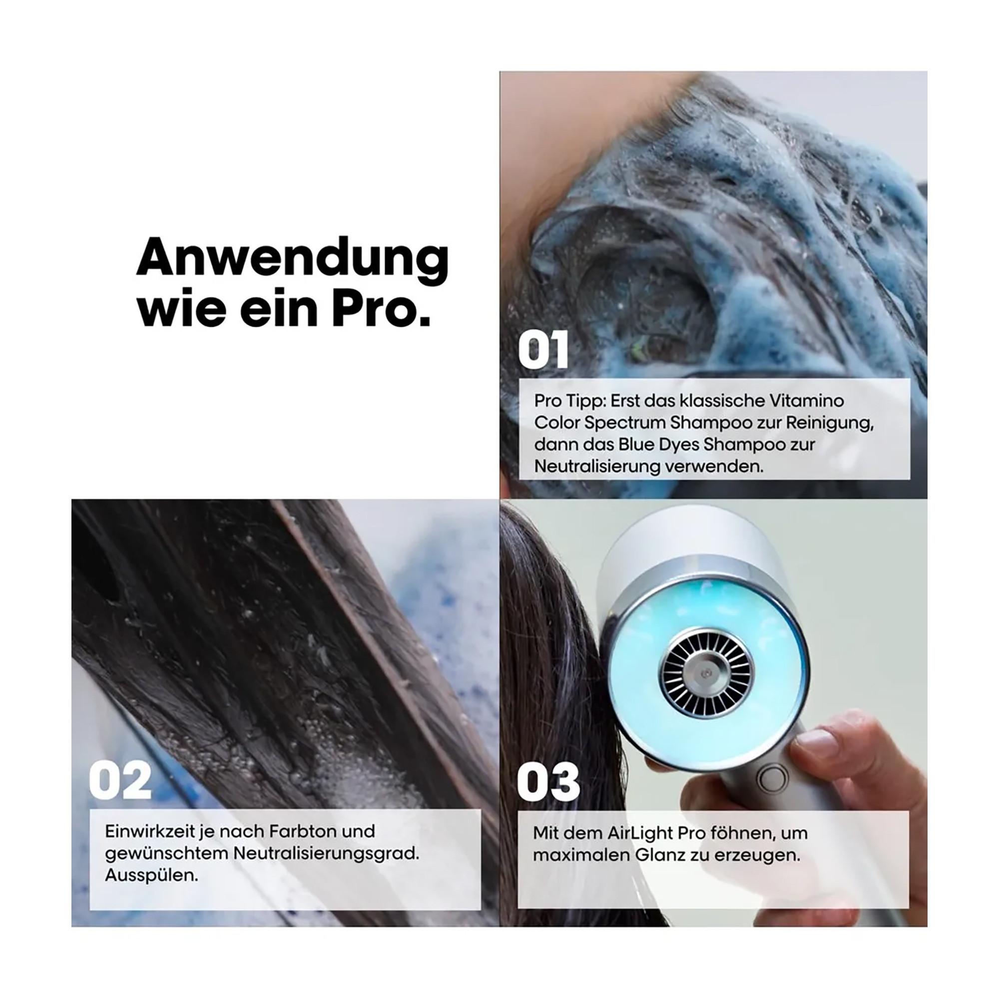 L'Oréal Professionnel  Vitamino Color Spectrum Blue Dyes Neutralizing Shampoo - Light Brown Hair  