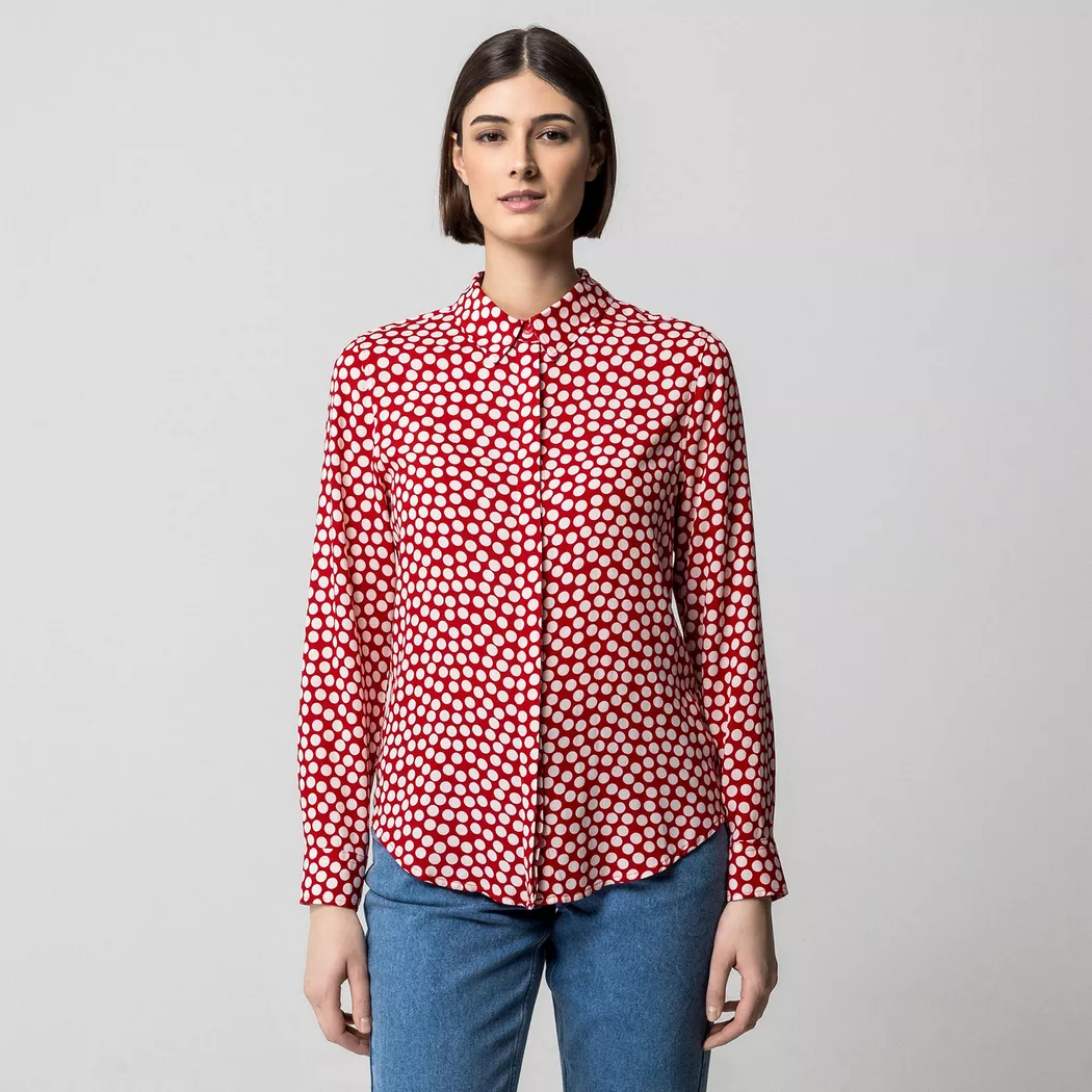 Manor Woman - Bluse, für Damen, Paprika, Größe 38