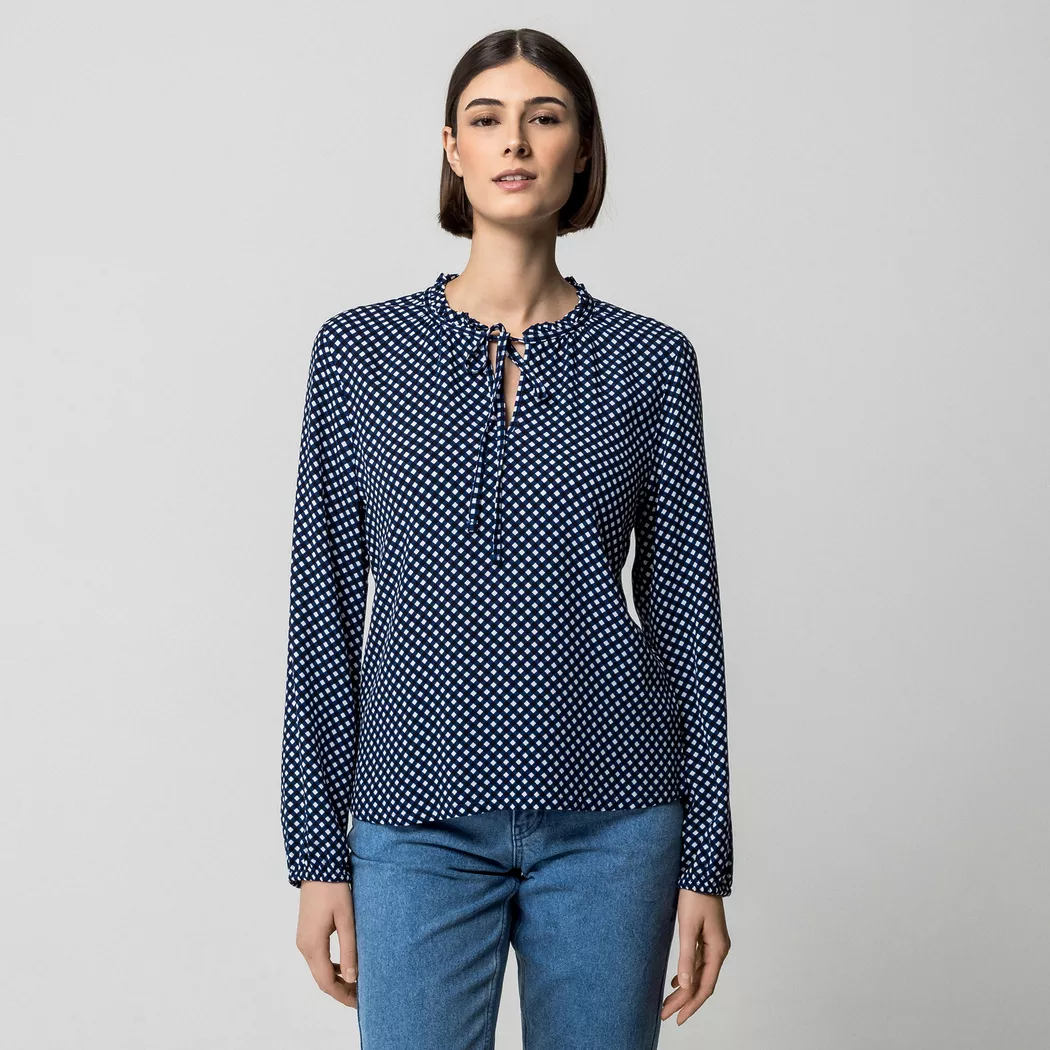 Manor Woman - Bluse, für Damen, Nachtblau, Größe 42
