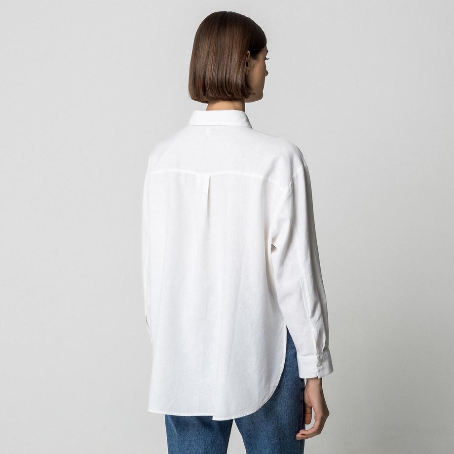 Manor Woman Leinenbluse Relaxed Fit  