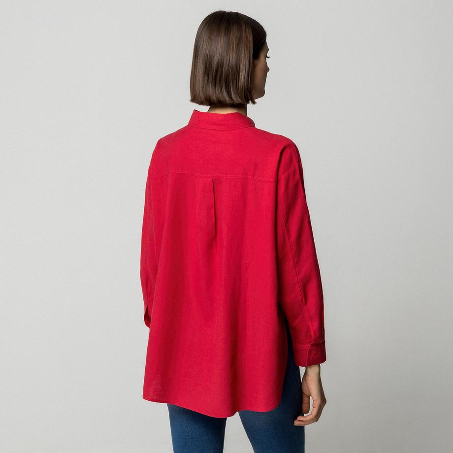 Manor Woman Leinenbluse Relaxed Fit  