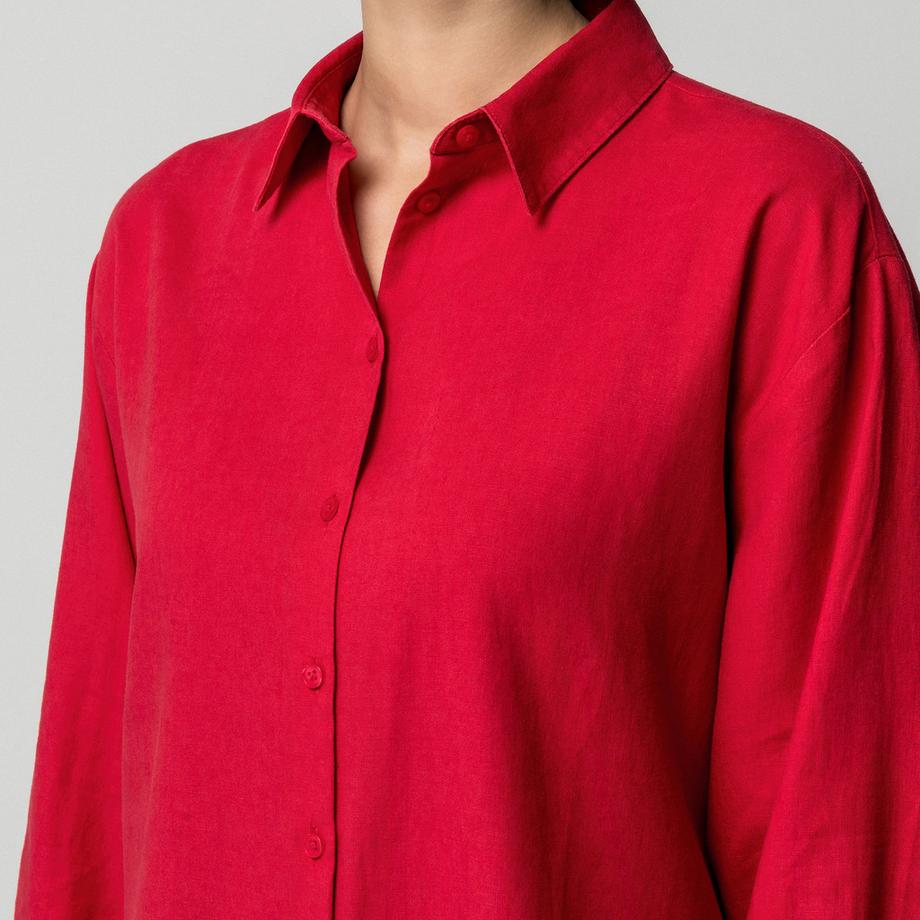 Manor Woman Leinenbluse Relaxed Fit  