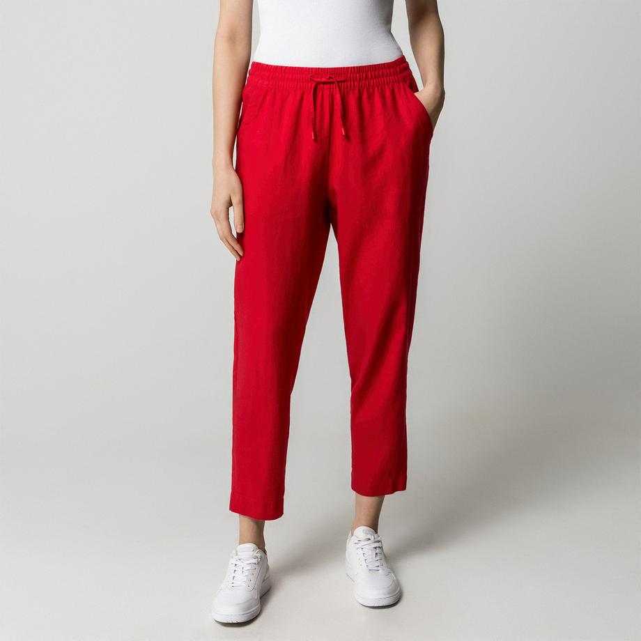 Pantalon en lin, long