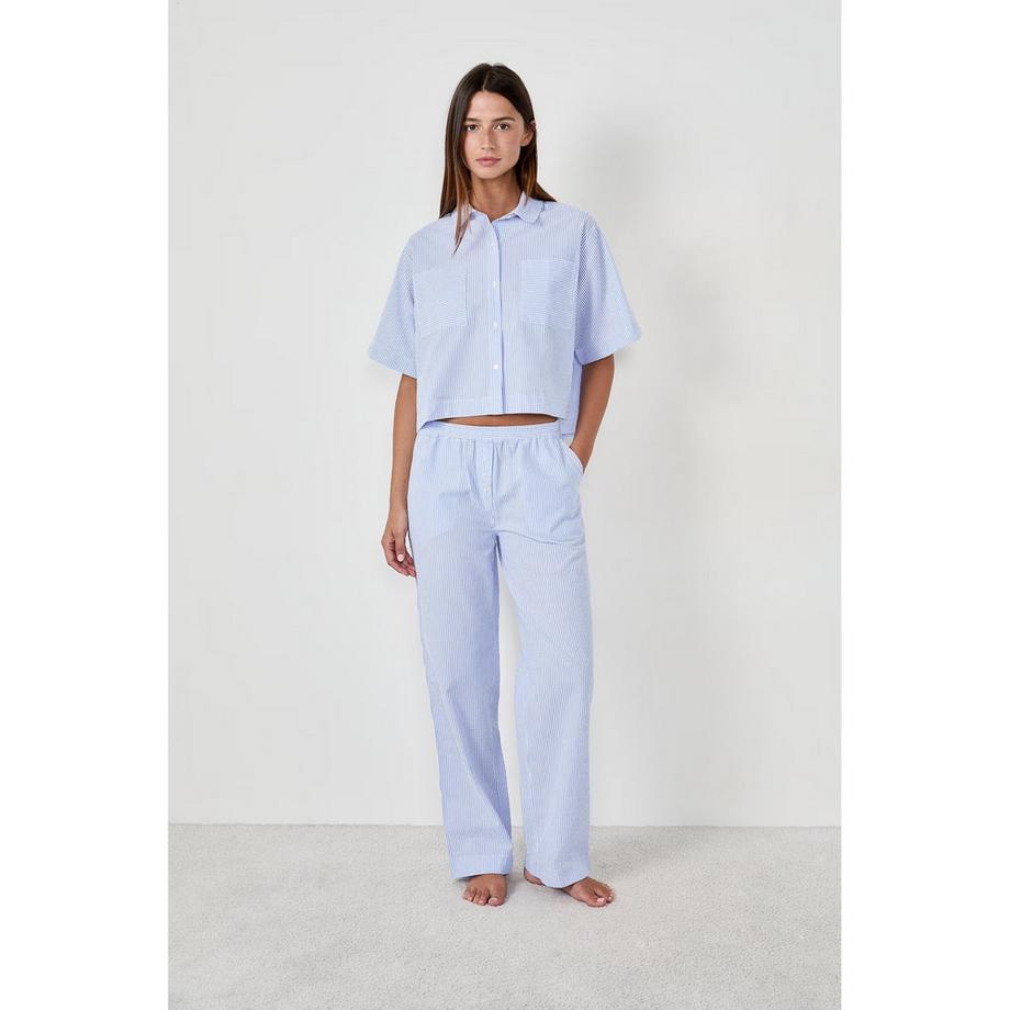 Etam Gestreifte weite Hose  