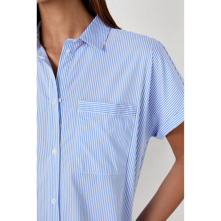 Etam Chemise de nuit rayée à manches courtes  