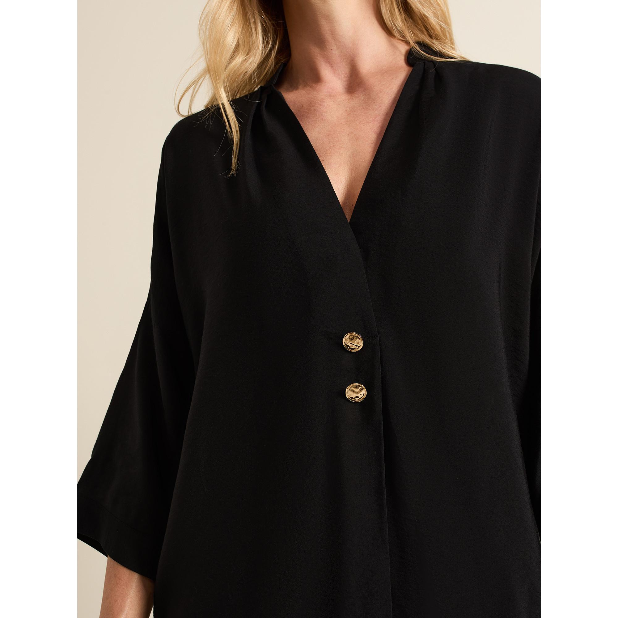 Phase Eight V-Ausschnitt Dreiviertelarm Bluse  