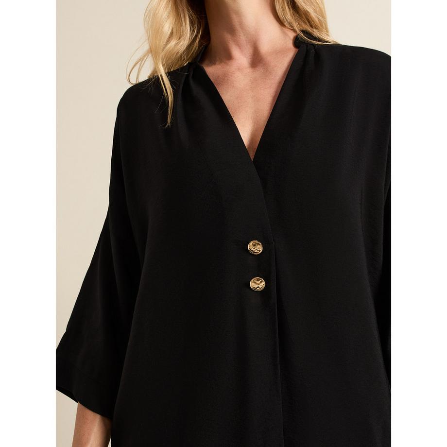 Phase Eight Cynthia Camicia Scollo V Maniche Tre Quarti  