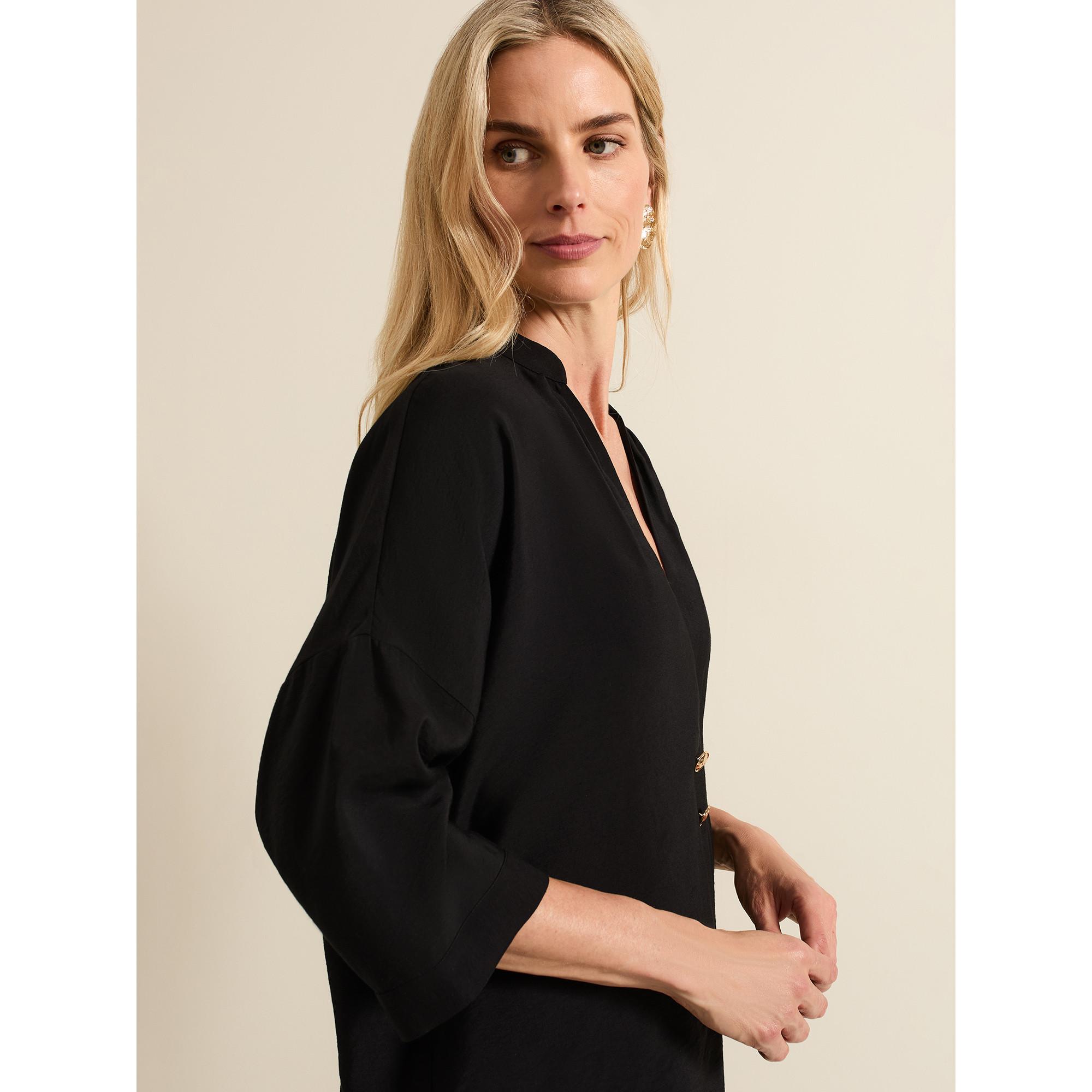 Phase Eight V-Ausschnitt Dreiviertelarm Bluse  