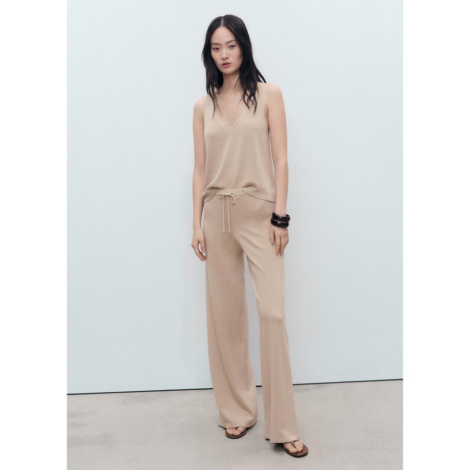 MANGO VELLA Top Tricot Col V  