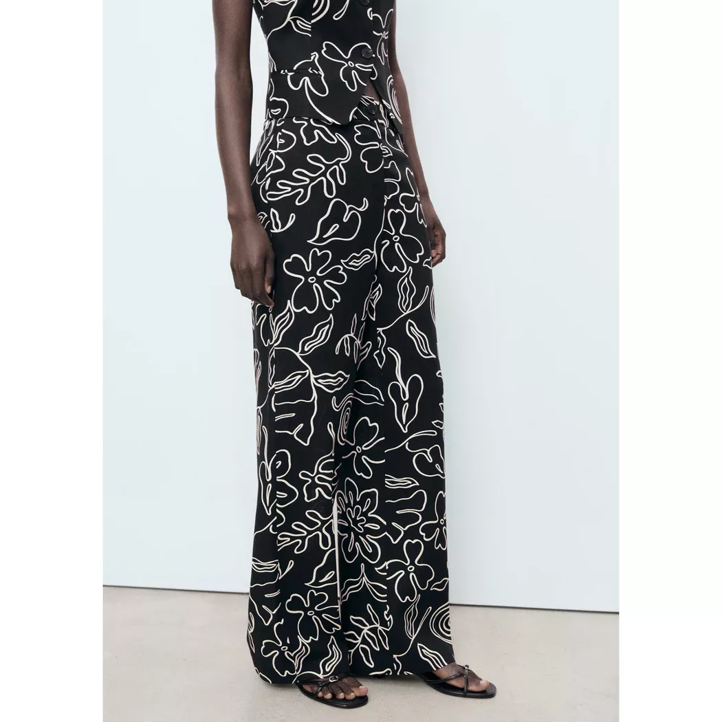 Mango - Hose, für Damen, Black, Größe 34 3